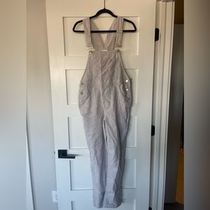 We wore what linen overalls